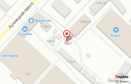 Торгово-строительный комплекс Блеск на Кузнецком проспекте на карте