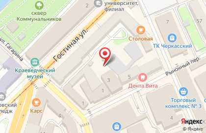 Алло в Рыночном переулке на карте
