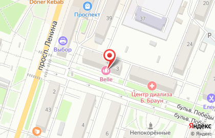 Магазин Мамино солнышко на бульваре Победы на карте