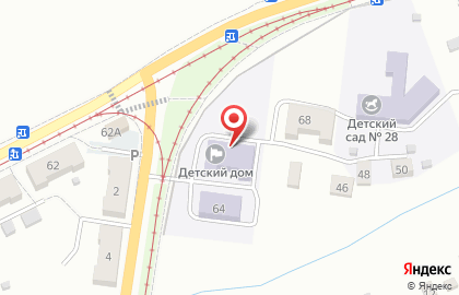 Детский дом в Кемерово на карте
