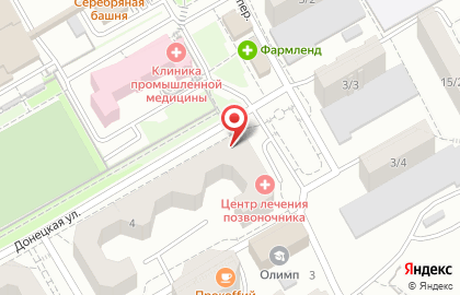Салон красоты Марафет в Ленинском районе на карте