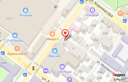 Лавка по продаже фруктов на карте
