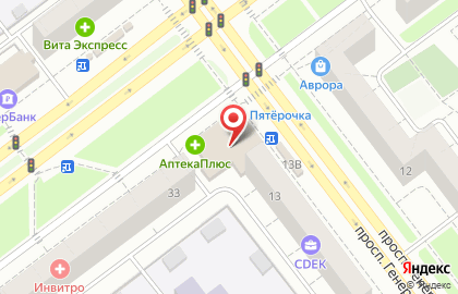 Кондитерская Александра на проспекте Генерала Тюленева на карте