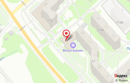 Универсам Пятерочка на Окружном шоссе, 17б на карте
