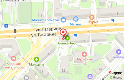 Магазин Правильный цыпленок на улице Гагарина, 15 на карте