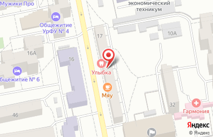Тайм-кафе Vinegret в Ленинском районе на карте