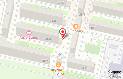 Супермаркет Эконом на улице Тухачевского на карте