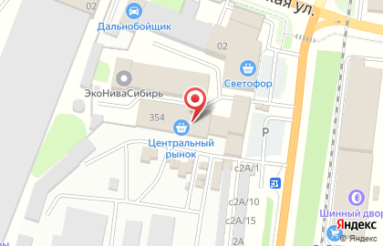 Пятачок Мяснов на Комсомольской на карте