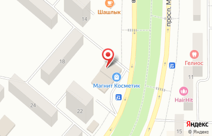 Универсам Fix Price на проспекте Металлургов на карте