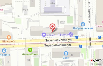 Стоп-кадр на улице Первомайская 87 на карте
