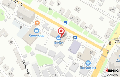 Магазин автотоваров Автолиния на Пролетарской улице на карте