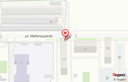 Автомат по розливу питьевой воды на улице Мебельщиков на карте