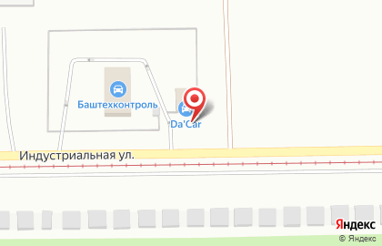 Автомойка Da`car на Индустриальной улице на карте