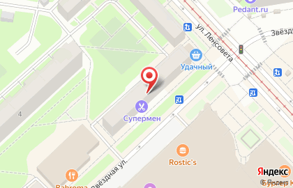 Северо-западный Банк Сбербанка России на Звёздной улице на карте