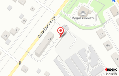 Торгово-производственная компания Сфинкс на Октябрьской улице на карте