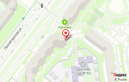 Продуктовый магазин Смайлик на Пролетарской улице на карте