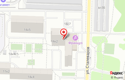 ИнтерСтром на улице Сталеваров на карте