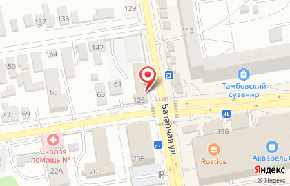 Центр защиты прав граждан Справедливая Россия в Тамбове на карте