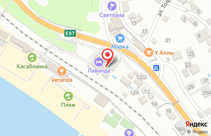 Левша на Сочинском шоссе на карте