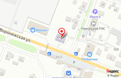Центральная библиотека Рамонского района на карте