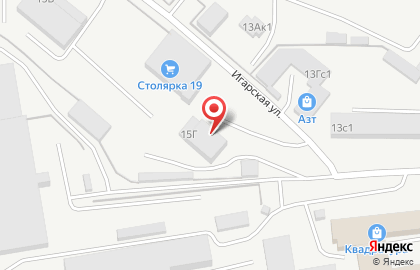 Торговая компания на Игарской улице на карте