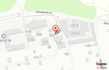 Шиномонтажная мастерская в Троицком районе на карте