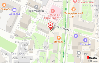 Магазин Богатырская еда на улице Дохтурова на карте