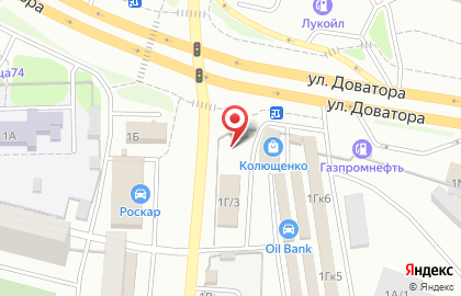 Шиномонтажная мастерская remdisk74.ru в Советском районе на карте