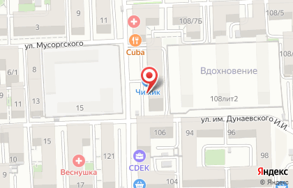Магазин по продаже кедровых бочек Роскедр в Прикубанском районе на карте