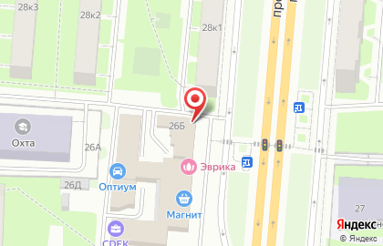 Магазин фруктов, овощей и кондитерских изделий в Красногвардейском районе на карте