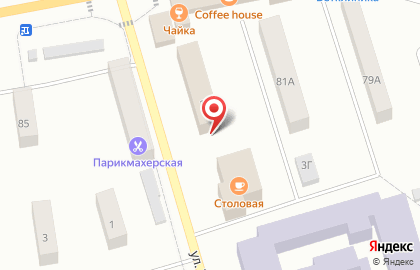 Участковый пункт полиции на улице Тимирязева на карте