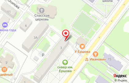 Участковый пункт полиции №11 в Тобольске на карте