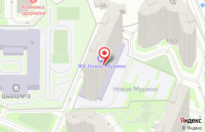 Детский сад комбинированного вида №61 в Санкт-Петербурге на карте