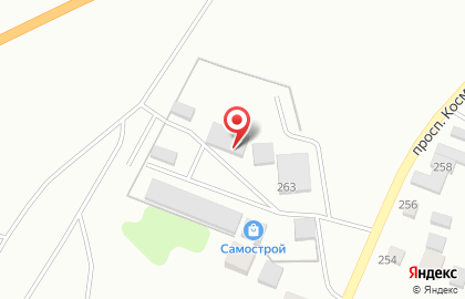 Магазин сухих строительных смесей на проспекте Космонавтов на карте