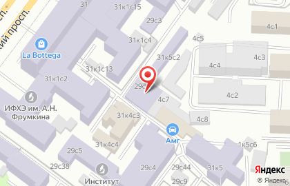 Хостел в Москве на карте