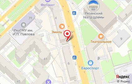 Зоомагазин Лапки-царапки на Театральной площади на карте