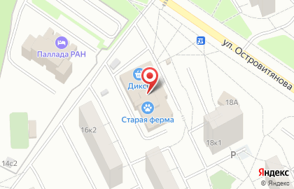 Магазин Стройхозмаг на улице Островитянова на карте