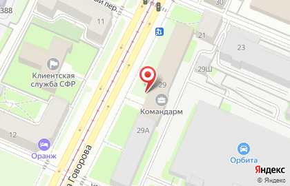Мини-маркет МинутаМаркет на улице Маршала Говорова на карте