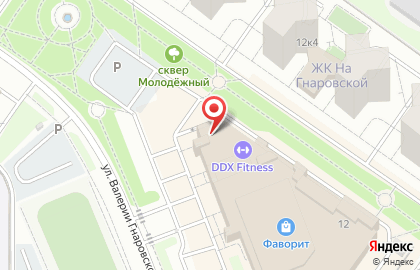 Турагентство Travel tour на улице Валерии Гнаровской на карте