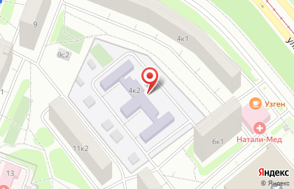 Школа №86 им М.Е. Катукова с дошкольным отделением на улице Маршала Катукова, 4 к 2 на карте