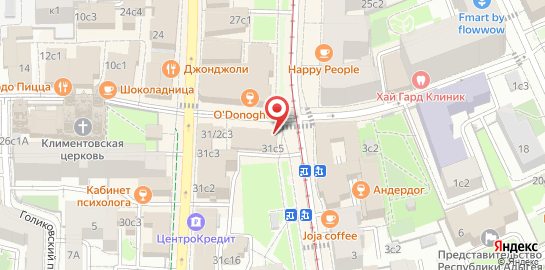 Ортопедический салон ОРТЕКА на Новокузнецкой на карте