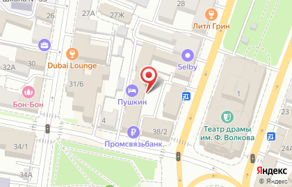 Салон красоты Контраст в Кировском районе на карте