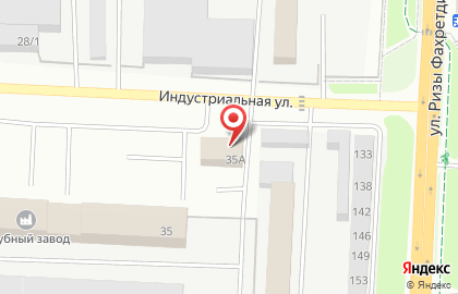 Автоцентр Лидер на Индустриальной улице на карте