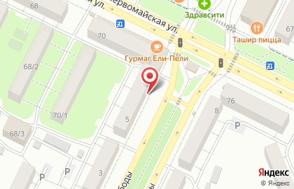 Фермерская лавка в Калининском районе на карте