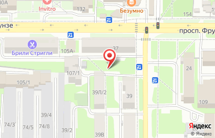 Хладон на улице Шевченко на карте