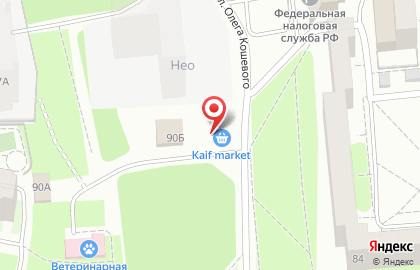 Магазин разливных напитков Кега на улице Баранова на карте