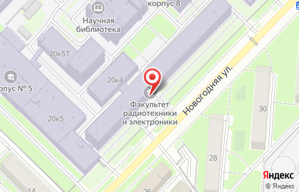 Новосибирский государственный технический университет на улице Карла Маркса на карте