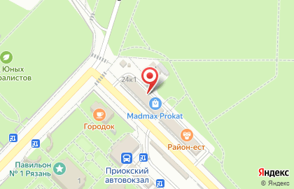 Торговый центр Надежда на Окском проезде на карте