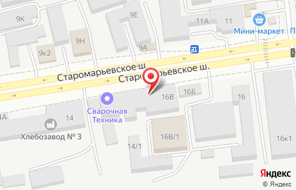 Торгово-ремонтная фирма ИнструментСервис на Старомарьевском шоссе на карте