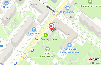 Магазин Цветы влюбленных на карте